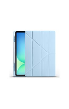 Galaxy Tab S10 Fe Plus Kılıf Zore Tri Folding Kalem Bölmeli Standlı Kılıf Kapaklı Kılıf