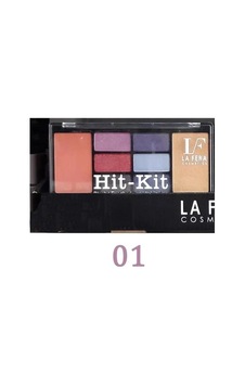 La Fera Cosmetics Hit-Kit Allık + Far + Aydınlatıcı Makyaj Seti 01 La Fera Cosmetics Hit-Kit Allık + Far + Aydınlatıcı Makyaj Seti 01