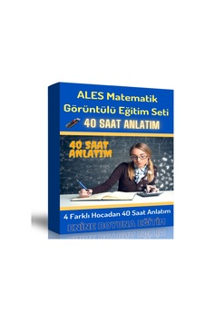 Ales Matematik Görüntülü Eğitim Seti 40 Saat Anlatım Ales Matematik Görüntülü Eğitim Seti 40 Saat Anlatım