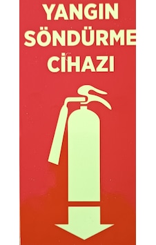 Fotolümenli Yangın Söndürme Cihazı Levhası