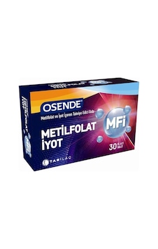 Osende Mfı Metilfolat Iyot 30 Tablet 8680133000812 Osende Mfı Metilfolat Iyot 30 Tablet 8680133000812