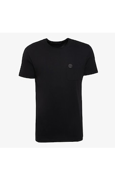 Timberland Dunstan River Chest Pocket Erkek Siyah Yuvarlak Yaka Tişört Siyah