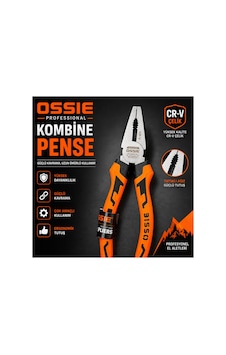 Senbang Ossıe Professional Kombine Pense 175mm Cr-v Çelik Çok Amaçlı Profesyonel El Aleti