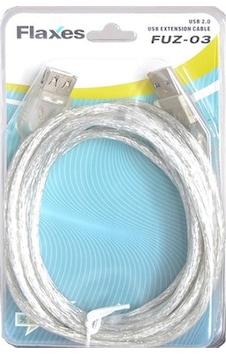 Flaxes Fuz-03 3Mt Usb Uzatma Kablosu Flaxes Fuz-03 3Mt Usb Uzatma Kablosu