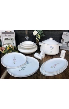 Royking Flora 60 Parça Bone Chına Yemek Takımı Dsn 041 Desenli Royking Flora 60 Parça Bone Chına Yemek Takımı Dsn 041 Desenli