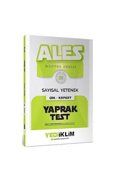 Yediiklim Yayınları 2027 Ales Master Seris Sayısal Yetenek Çek Kopart Yaprak Test Yediiklim Yayınları 2027 Ales Master Seris Sayısal Yetenek Çek Kopart Yaprak Test