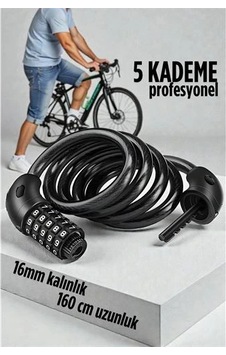 Znv Zenvia Mey İthalat Şifreli Bisiklet Kilidi 16Mm Kalınlık 160 Cm Scooter Motosiklet Kilidi - Çelik Kablo 722 Renkli Znv Zenvia Mey İthalat Şifreli Bisiklet Kilidi 16Mm Kalınlık 160 Cm Scooter Motosiklet Kilidi - Çelik Kablo 722 Renkli