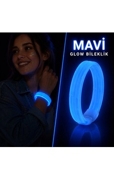 Mavi Kalın Glow Bileklik Kırılarak Yanan Parti Ve Festival Bilekliği 2 Yaş Mavi Mavi Kalın Glow Bileklik Kırılarak Yanan Parti Ve Festival Bilekliği 2 Yaş Mavi