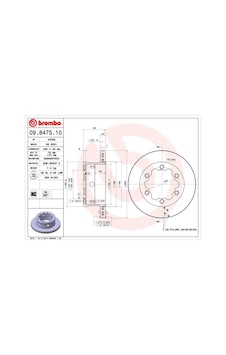 Brembo 09847510 Fren Diski Arka Mercedes Sprınter B901 B904 . Vw Lt 28-35-46 Çift Teker A9044230312-2d0615601b - Brembo 09847510 Fren Diski Arka Mercedes Sprınter B901 B904 . Vw Lt 28-35-46 Çift Teker A9044230312-2d0615601b -