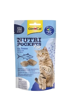 Gimpet Nutri Pockets Tuna Balıklı Kedi Ödülü 60gr. Gimpet Nutri Pockets Tuna Balıklı Kedi Ödülü 60gr.