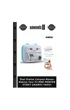 Özel Üretim Çalışma Masası Makine Yeni Yıl Mini Printer Etiket Çıkarıcı Yazıcı