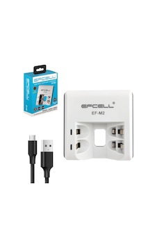 Pil Şarj Aleti İkili Usb Aa/aaa Ni-mh/ni-cd Efcell Ef-m2 Pil Şarj Aleti İkili Usb Aa/aaa Ni-mh/ni-cd Efcell Ef-m2