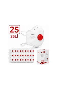 Era 1310 Katlanır Ffp3 Ventilli Solunum Koruyucu Toz Maskesi 25'li Paket Era 1310 Katlanır Ffp3 Ventilli Solunum Koruyucu Toz Maskesi 25'li Paket