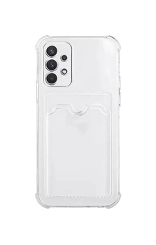 Samsung Uyumlu Galaxy A72 Kapak Kamera Korumalı Kartlıklı Darbe Emici Özellikli Şeffaf Silikon Kılıf Samsung Uyumlu Galaxy A72 Kapak Kamera Korumalı Kartlıklı Darbe Emici Özellikli Şeffaf Silikon Kılıf