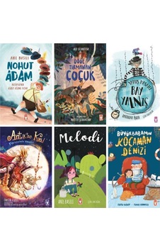 Nohut Adam+göğe Tırmanan Çocuk+bay Yalnış+antika Kral+melodi+büyükbabamın Kocaman Denizi 6 Kitap Set Nohut Adam+göğe Tırmanan Çocuk+bay Yalnış+antika Kral+melodi+büyükbabamın Kocaman Denizi 6 Kitap Set