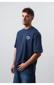 Respire Erkek Zidane Baskılı Oversize T-shirt Lacivert Respire Erkek Zidane Baskılı Oversize T-shirt Lacivert