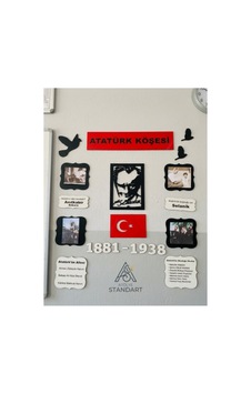 Atatürk Köşesi Ahşap Ve Modüler - Okul Ve Sınıflar İçin. 75 X 100 Atatürk Köşesi Ahşap Ve Modüler - Okul Ve Sınıflar İçin. 75 X 100