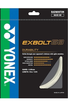 Yonex Exbolt 68 Badminton Kordajı 0.68 Mm 10 Metre Beyaz Yonex Exbolt 68 Badminton Kordajı 0.68 Mm 10 Metre Beyaz