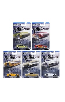 Hot Wheels Silver Series Racing Course 2025 Fast & Furious 5li Set Hot Wheels Silver Series Racing Course 2025 Fast & Furious 5li Set