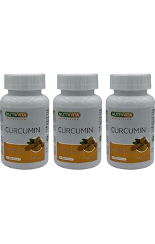 Nutrivita Nutrition Curcumin 3x60 Kapsül Zerdeçal Eki Kurkumin Piperin Nutrivita Nutrition Curcumin 3x60 Kapsül Zerdeçal Eki Kurkumin Piperin