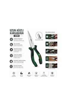 Bosch 1600a032vc Uzun Ağızlı Kargaburnu 7 İnç 180 Mm - Lüks Ergonomik Saplı- 6'li Paket Diğer Bosch 1600a032vc Uzun Ağızlı Kargaburnu 7 İnç 180 Mm - Lüks Ergonomik Saplı- 6'li Paket Diğer