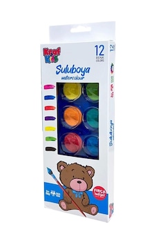 Kıds Suluboya 12 Lı Kk600 Çok Renkli Kıds Suluboya 12 Lı Kk600 Çok Renkli
