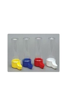 Kuş Suluğu 100 Ml, Şeffaf Tüp, Sarı/mavi/beyaz/kırmızı Kapak Kuş Suluğu 100 Ml, Şeffaf Tüp, Sarı/mavi/beyaz/kırmızı Kapak
