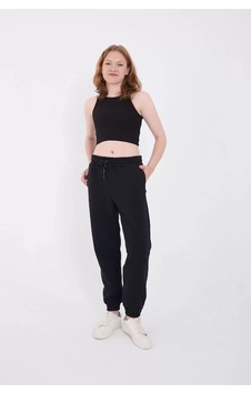 Üç İplik Basic Lastikli Eşofman Pantolon - Lacivert 001 Üç İplik Basic Lastikli Eşofman Pantolon - Lacivert 001