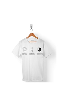 The Sun The Moon The Truth Ay Güneş Mevsim Erkek Tişört 001