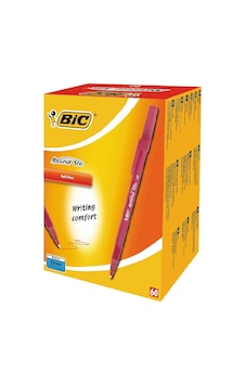 Bic Round Stic 60'lı Kırmızı Tükenmez Kalem 921332