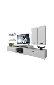 Decoraktiv Flex 5d130 Slm Tv Ünitesi Tv Sehpası Beyaz Decoraktiv Flex 5d130 Slm Tv Ünitesi Tv Sehpası Beyaz