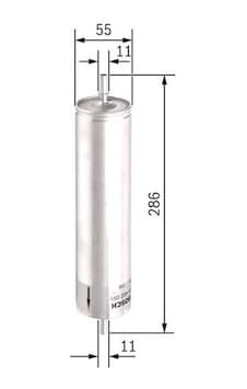 BOSCH F026400509 HAVA FİLTRESİ