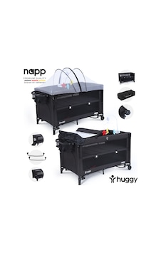 Huggy Napp 6in1 Anne Yanı Park Yatak Oyun Parkı + Yatak 70x120 Huggy Napp 6in1 Anne Yanı Park Yatak Oyun Parkı + Yatak 70x120