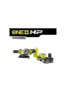 Ryobi RAG18X-1C40S One+ Akülü Kömürsüz Avuç Taşlama - T5133005614 Ryobi RAG18X-1C40S One+ Akülü Kömürsüz Avuç Taşlama - T5133005614