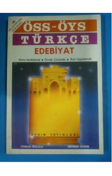 Öss-Öys Türkçe -Edebiyat Konu Soru 1990 Yılı Basım Öss-Öys Türkçe -Edebiyat Konu Soru 1990 Yılı Basım