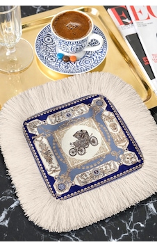 Zarif Vintage Arabalı Saçaklı Sunum Peçetesi-klasik Lüks Retro Lacivert Bardak Altlığı Mendil Mat Kumlu Zeytin Zarif Vintage Arabalı Saçaklı Sunum Peçetesi-klasik Lüks Retro Lacivert Bardak Altlığı Mendil Mat Kumlu Zeytin
