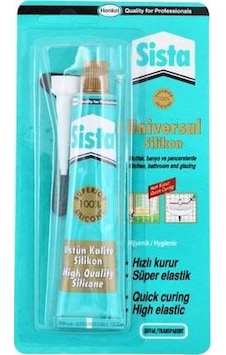 Sista Silikon Tüp Şeffaf 50 GR Sista Silikon Tüp Şeffaf 50 GR