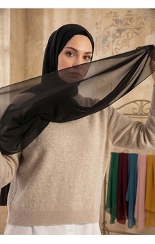 Sonbaharmoda Yüksek Kaliteli Düz Şifon Şal Şıklığı Ve Rahatlığı Bir Arada Siyah Sonbaharmoda Yüksek Kaliteli Düz Şifon Şal Şıklığı Ve Rahatlığı Bir Arada Siyah