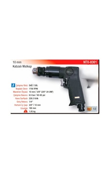 Ntairtools Ntairtools Havalı Matkap 10 Mm Ntairtools Ntairtools Havalı Matkap 10 Mm