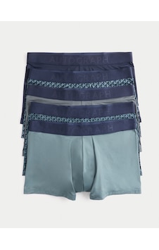 Marks & Spencer 5’li Geometrik Desenli Boxer Seti T14006139A Mavi Marks & Spencer 5’li Geometrik Desenli Boxer Seti T14006139A Mavi