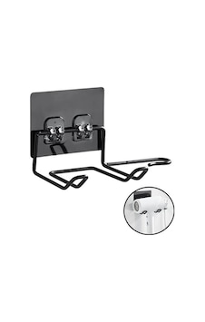 Fön Makine Askısı Siyah Yapışkanlı Fön Makine Tutucu 5047 Renkli Fön Makine Askısı Siyah Yapışkanlı Fön Makine Tutucu 5047 Renkli