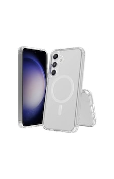 Samsung Galaxy Uyumlu S23 Fe Kılıf Wireless Mıknatıslı Tacsafe Şeffaf Sert Silikon Samsung Galaxy Uyumlu S23 Fe Kılıf Wireless Mıknatıslı Tacsafe Şeffaf Sert Silikon