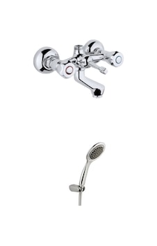 Erce Klasik Banyo Bataryası ve Duş Takımı Krom Erce Klasik Banyo Bataryası ve Duş Takımı Krom