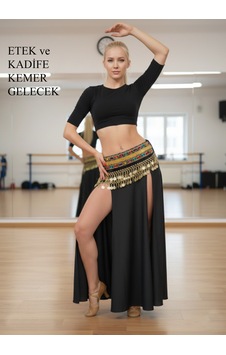 Kaftan Collection Oryantal Dansöz Eteği Ve Şakira Kemeri Siyah 1 Siyah 1 Kaftan Collection Oryantal Dansöz Eteği Ve Şakira Kemeri Siyah 1 Siyah 1