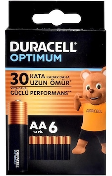 Duracell Optimum Aa Kalem Pil 6lı Duracell Optimum Aa Kalem Pil 6lı