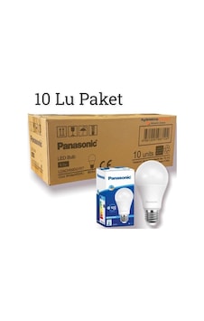 Panasonic E27 Led Lamba 8,5W 860Lm 10 Adet Panasonic E27 Led Lamba 8,5W 860Lm 10 Adet