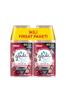 Otomatik Sprey Yedek, 2'li Paket, Meyve Ve Çiçek Buketi, 269ml 2 Yedek Otomatik Sprey Yedek, 2'li Paket, Meyve Ve Çiçek Buketi, 269ml 2 Yedek