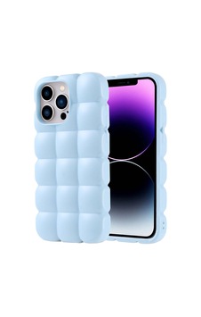 Apple Uyumlu iPhone 14 Pro Max Kılıf Parlak Esnek Silikon Zore Dom Dom Kapak Mavi Apple Uyumlu iPhone 14 Pro Max Kılıf Parlak Esnek Silikon Zore Dom Dom Kapak Mavi