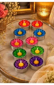 10 Adet Renkli Papatya Tealight Mum,romantik Dekoratif Mum Seti, Masa Süsü Ve Özel Gün Mumu,sevgililer Günü Ve Evlilik Teklifi Mumu,romantik Ambiyans Mumu Çok Renkli - 911670749 Çok Renkli 10 Adet Renkli Papatya Tealight Mum,romantik Dekoratif Mum Seti, Masa Süsü Ve Özel Gün Mumu,sevgililer Günü Ve Evlilik Teklifi Mumu,romantik Ambiyans Mumu Çok Renkli - 911670749 Çok Renkli