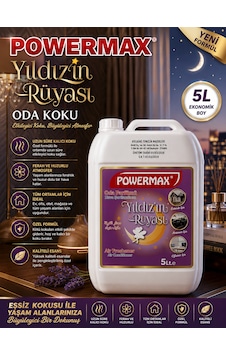 Powermax Yıldızın Rüyası Aromatik Ortam Şartlandırıcı 5 L Oda Kokusu Çok Aromalı Powermax Yıldızın Rüyası Aromatik Ortam Şartlandırıcı 5 L Oda Kokusu Çok Aromalı